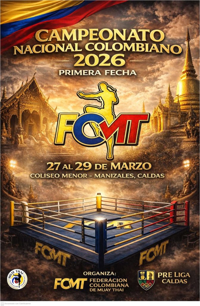 Calendario FCMT 2025 – Federación Colombiana de Muay Thai